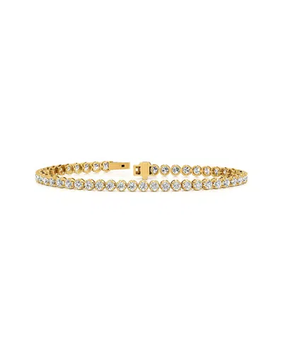 Lab Grown Diamonds 14k 5.00 Ct. Tw. Lab-grown Diamond Tennis Bracelet In Gold