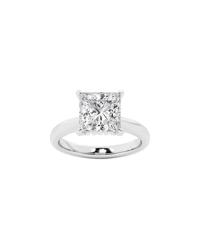 Lab Grown Diamonds 14k 5.01 Ct. Tw. Lab-grown Diamond Ring In Metallic