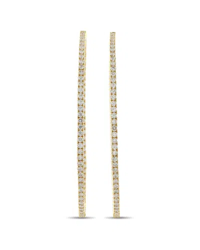Lab Grown Diamonds 14k 5.05 Ct. Tw. Diamond Earring In Gold