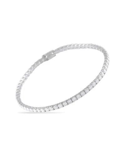 Lab Grown Diamonds 14k 5.10 Ct. Tw. Diamond Bracelet In Metallic