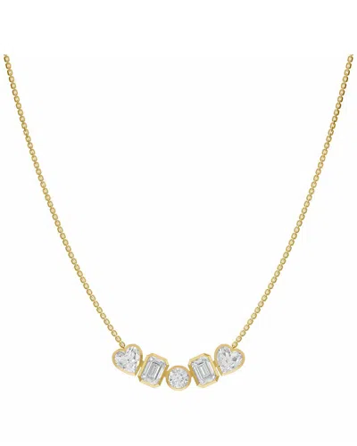 Lab Grown Diamonds 14k 5.12 Ct. Tw. Lab-grown Diamond Necklace In Gold