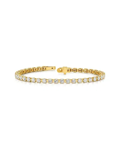 Lab Grown Diamonds 14k 5.14 Ct. Tw. Lab-grown Diamond Tennis Bracelet In Multi