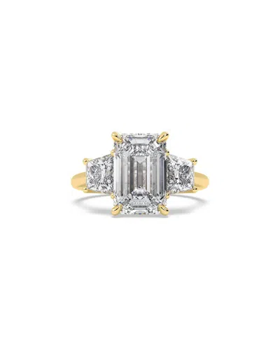Lab Grown Diamonds 14k 5.40 Ct. Tw. Lab-grown Diamond Ring In Metallic