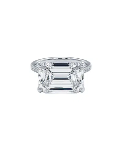 Lab Grown Diamonds 14k 5.59 Ct. Tw. Diamond Ring In Metallic