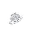 Lab Grown Diamonds 14k 5.90 Ct. Tw. Lab-grown Diamond Ring In Metallic