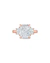 Lab Grown Diamonds 14k Rose Gold 5.90 Ct. Tw. Lab-grown Diamond Ring In Gold