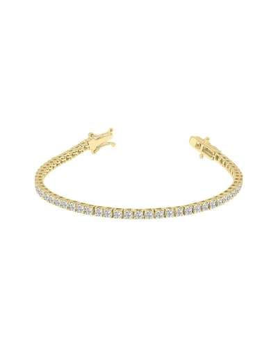 Lab Grown Diamonds 14k 6.00 Ct. Tw. Lab Grown Diamond Tennis Bracelet In Gold