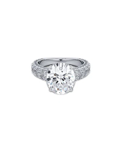 Lab Grown Diamonds 14k 6.20 Ct. Tw. Lab-grown Diamond Ring In Metallic