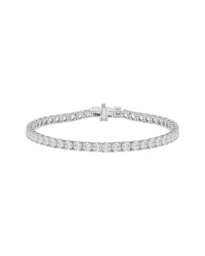 Lab Grown Diamonds 14k 6.00 Ct. Tw. Lab-grown Diamond Bracelet In Silver