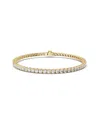 Lab Grown Diamonds 14k 1.00 Ct. Tw. Lab-grown Diamond Tennis Bracelet In Gold