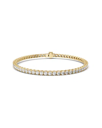 Lab Grown Diamonds 14k 6.00 Ct. Tw. Lab-grown Diamond Tennis Bracelet In Gold