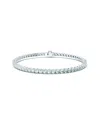 Lab Grown Diamonds 14k 6.00 Ct. Tw. Lab-grown Diamond Tennis Bracelet In Metallic