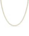 Lab Grown Diamonds 14k 6.00 Ct. Tw. Lab-grown Diamond Tennis Necklace In Gold