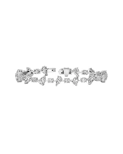 Lab Grown Diamonds 14k 6.12 Ct. Tw. Lab-grown Diamond Tennis Bracelet In Metallic