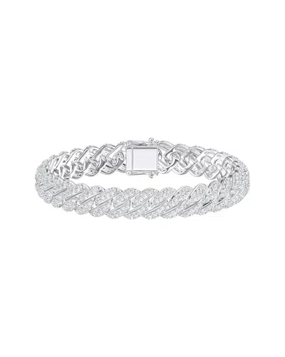 Lab Grown Diamonds 14k 6.25 Ct. Tw. Lab-grown Diamond Fashion Bracelet In Metallic