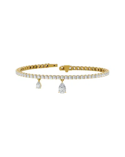Lab Grown Diamonds 14k 6.34 Ct. Tw. Lab-grown Diamond Bracelet In Gold