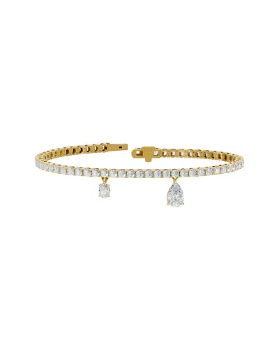 Lab Grown Diamonds 14k 6.34 Ct. Tw. Lab-grown Diamond Bracelet In Gold