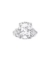 Lab Grown Diamonds 14k 6.40 Ct. Tw. Lab-grown Diamond Ring In Metallic