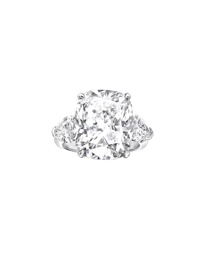 Lab Grown Diamonds 14k 6.40 Ct. Tw. Lab-grown Diamond Ring In Metallic