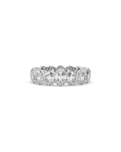 Lab Grown Diamonds 14k 6.40 Ct. Tw. Lab-grown Diamond Ring In Metallic
