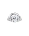 Lab Grown Diamonds 14k 7.00 Ct. Tw. Lab-grown Diamond Ring In Metallic
