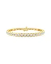 Lab Grown Diamonds 14k 7.02 Ct. Tw. Lab Grown Diamond Bracelet