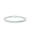 Lab Grown Diamonds 14k 7.00 Ct. Tw. Lab-grown Diamond Tennis Bracelet In Metallic