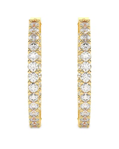 Lab Grown Diamonds 14k 7.00 Ct. Tw. Lab-grown Diamond Earrings In Gold