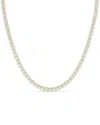 Lab Grown Diamonds 14k 10.00 Ct. Tw. Lab-grown Diamond Tennis Necklace In Gold