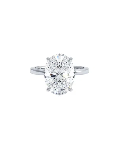 Lab Grown Diamonds 14k 7.00 Ct. Tw. Lab-grown Diamond Ring In Metallic
