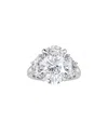 Lab Grown Diamonds 14k 7.00 Ct. Tw. Lab-grown Diamond Ring In Metallic