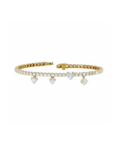 Lab Grown Diamonds 14k 7.08 Ct. Tw. Lab-grown Diamond Bracelet In Gold