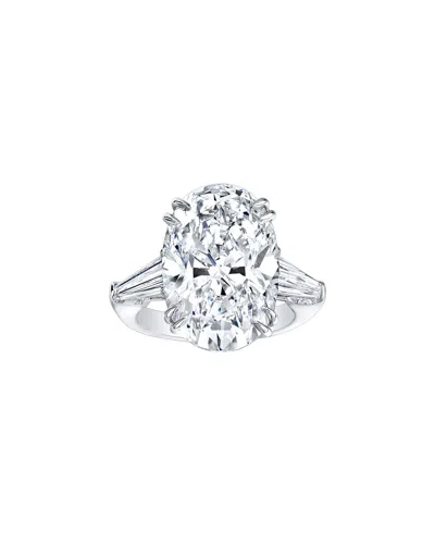 Lab Grown Diamonds 14k 7.20 Ct. Tw. Lab-grown Diamond Ring In Metallic
