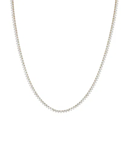 Lab Grown Diamonds 14k 7.25 Ct. Tw. Lab-grown Diamond Necklace In Gold