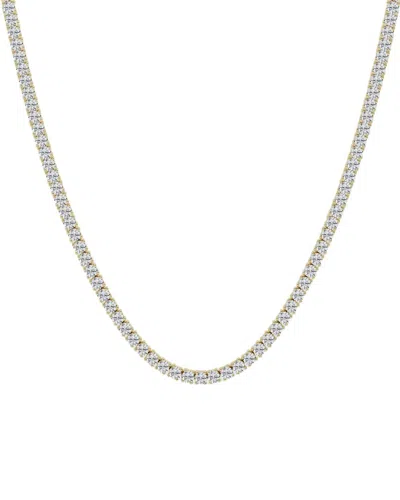 Lab Grown Diamonds 14k 7.25 Ct. Tw. Lab Grown Diamond Necklace In Gold