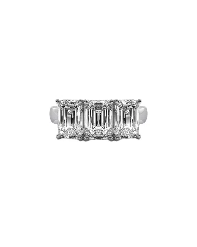 Lab Grown Diamonds 14k 7.50 Ct. Tw. Lab-grown Diamond Ring In Metallic