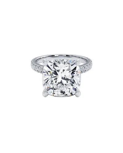 Lab Grown Diamonds 14k 7.60 Ct. Tw. Lab-grown Diamond Ring In Metallic