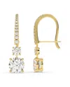 Lab Grown Diamonds 14k 7.75 Ct. Tw. Lab-grown Diamond Earrings In Gold