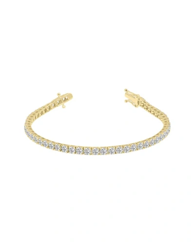 Lab Grown Diamonds 14k 8.00 Ct. Tw. Lab Grown Diamond Tennis Bracelet In Gold