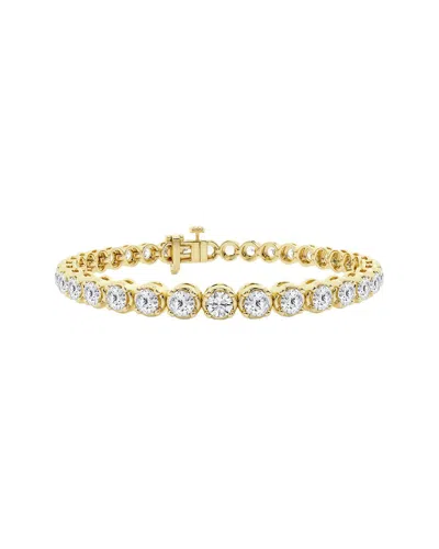Lab Grown Diamonds 14k 8.00 Ct. Tw. Lab Grown Diamond Bracelet In Gold