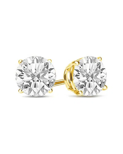 Lab Grown Diamonds 14k 8.00 Ct. Tw. Lab-grown Diamond Earrings In Metallic
