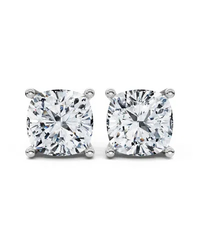 Lab Grown Diamonds 14k 8.00 Ct. Tw. Lab-grown Diamond Earrings In Metallic