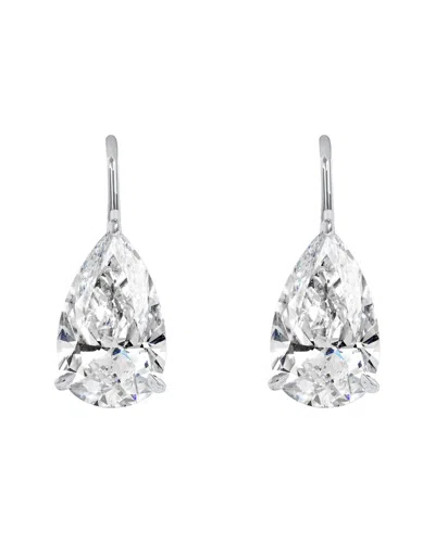 Lab Grown Diamonds 14k 8.00 Ct. Tw. Lab-grown Diamond Earrings In Metallic