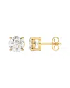 Lab Grown Diamonds 14k 8.00 Ct. Tw. Lab-grown Diamond Earrings In Brown