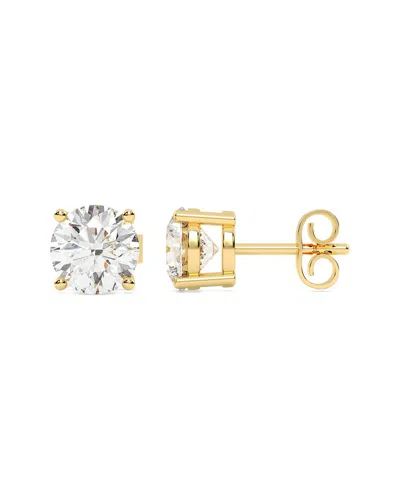 Lab Grown Diamonds 14k 8.00 Ct. Tw. Lab-grown Diamond Earrings In Brown