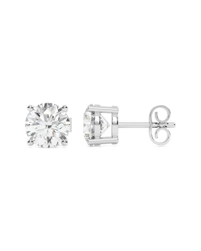 Lab Grown Diamonds 14k 8.00 Ct. Tw. Lab-grown Diamond Earrings In Metallic
