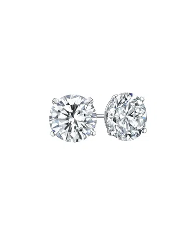 Lab Grown Diamonds 14k 8.00 Ct. Tw. Lab-grown Diamond Studs In Metallic