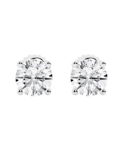 Lab Grown Diamonds 14k 8.00 Ct. Tw. Lab-grown Diamond Studs In Metallic