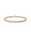 Lab Grown Diamonds 14k 8.00 Ct. Tw. Lab-grown Diamond Tennis Bracelet In Gold