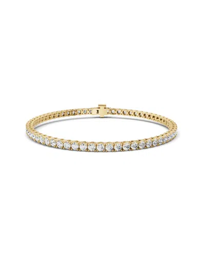 Lab Grown Diamonds 14k 8.00 Ct. Tw. Lab-grown Diamond Tennis Bracelet In Gold